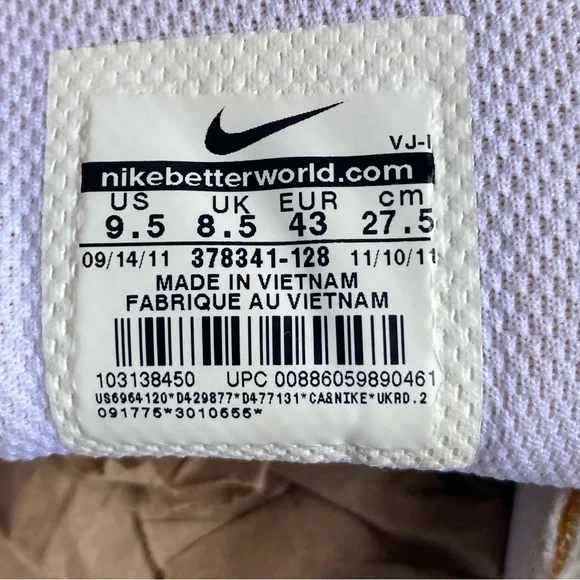 Nike Shox NZ Running Athletic White Leather Shoes 378341-128 - Picture 9 of 9